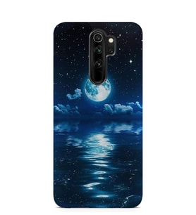 Kılıfland Xiaomi Redmi Note 8 Pro Kılıf Silikon Resimli Kapak Night Moon -Stok 1133