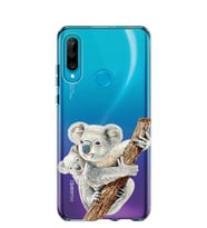Kılıfland Huawei P30 Lite Kılıf Silikon Desenli Resimli Lüx Kapak Koalas -Stok 1125