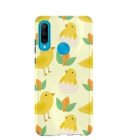 Kılıfland Huawei P30 Lite Kılıf Silikon Desenli Resimli Lüx Kapak Yellow Birds -Stok 199