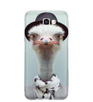Kılıfland Samsung Galaxy J7 Prime-J7 Prime 2 Kılıf Silikon Resimli Kapak Ostrich -Stok 1098