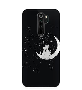 Kılıfland Xiaomi Redmi Note 8 Pro Kılıf Silikon Resimli Kapak Cat Of The Moon -Stok 338