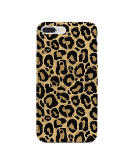 Kılıfland Apple İphone 8 Plus Kılıf Silikon Resimli Kapak Leopar Patterny -Stok 877
