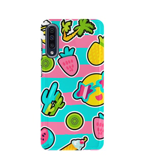 Kılıfland Samsung Galaxy A50 Kılıf A505F Silikon Resimli Kapak Sweety Fruits -Stok 291