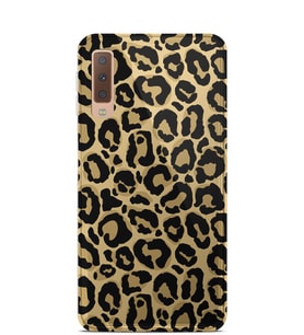 Kılıfland Samsung Galaxy A7 2018 Kılıf A750F Silikon Resimli Kapak Leopar Patterny -Stok 877