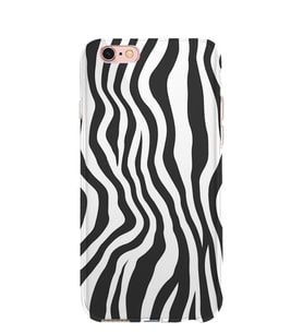 Kılıfland Apple İphone 6S Kılıf Silikon Resimli Kapak Zebra Pattern -Stok 1087