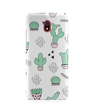 Kılıfland Xiaomi Redmi 8A Kılıf Silikon Resimli Kapak Cactus Pattern -Stok 901