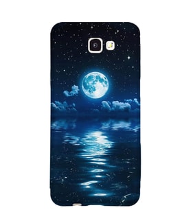 Kılıfland Samsung Galaxy J7 Prime-J7 Prime 2 Kılıf Silikon Resimli Kapak Night Moon -Stok 1133