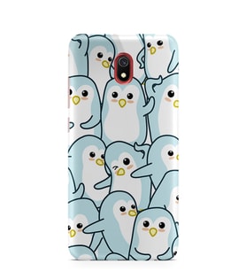 Kılıfland Xiaomi Redmi 8A Kılıf Silikon Resimli Kapak Penguin Pattern -Stok 966