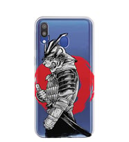 Kılıfland Samsung Galaxy A20 Kılıf A205F Silikon Resimli Kapak Wolf Samurai -Stok 896