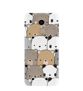 Kılıfland General Mobile GM8 Kılıf Silikon Desenli Resimli Lüx Kapak Panda Pattern -Stok 962