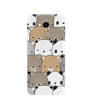 Kılıfland General Mobile GM8 Kılıf Silikon Desenli Resimli Lüx Kapak Panda Pattern -Stok 962