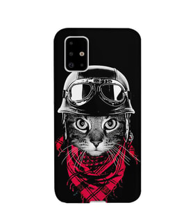 Kılıfland Samsung Galaxy A71 Kılıf A715F Silikon Resimli Kapak Super Cat -Stok 1097