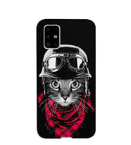 Kılıfland Samsung Galaxy A71 Kılıf A715F Silikon Resimli Kapak Super Cat -Stok 1097