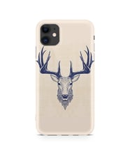 Kılıfland Apple İphone 11 Kılıf Silikon Resimli Kapak Old Deer -Stok 1107