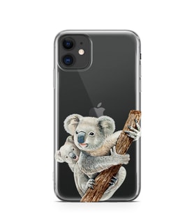 Kılıfland Apple İphone 11 Kılıf Silikon Resimli Kapak Koalas -Stok 1125