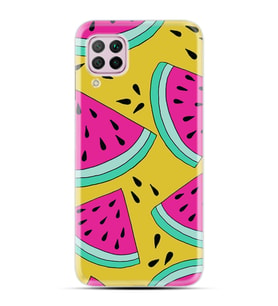 Kılıfland Huawei P40 Lite Kılıf Kılıf Silikon Resimli Kapak Melons Stok 1