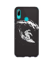 Kılıfland Huawei P Smart 2019 Kılıf Silikon Desenli Resimli Lüx Kapak Astronaut Surf -Stok 266