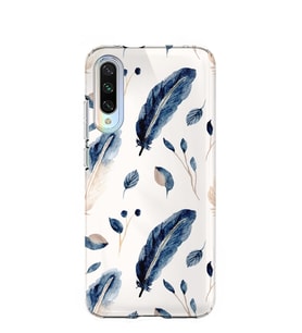 Kılıfland Xiaomi Mi A3 Kılıf Silikon Resimli Kapak Leaf's -Stok 1031