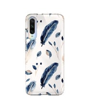 Kılıfland Xiaomi Mi A3 Kılıf Silikon Resimli Kapak Leaf's -Stok 1031