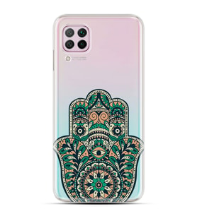 Kılıfland Huawei P40 Lite Kılıf Kılıf Silikon Resimli Kapak Hand Stok 798