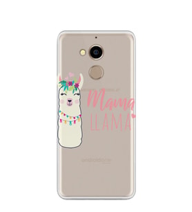 Kılıfland General Mobile GM8 Kılıf Silikon Desenli Resimli Lüx Kapak Mama Llama -Stok 510