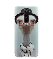 Kılıfland Xiaomi Redmi Note 8 Pro Kılıf Silikon Resimli Kapak Ostrich -Stok 1098