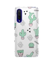 Kılıfland Xiaomi Mi 9 Kılıf Silikon Resimli Kapak Cactus Pattern -Stok 901