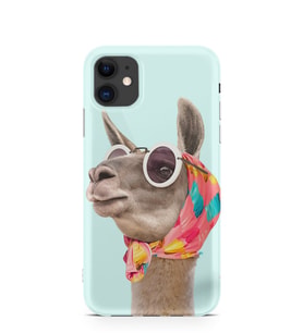 Kılıfland Apple İphone 11 Kılıf Silikon Resimli Kapak Summer Giraffe -Stok 1156