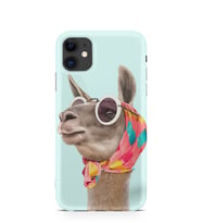Kılıfland Apple İphone 11 Kılıf Silikon Resimli Kapak Summer Giraffe -Stok 1156