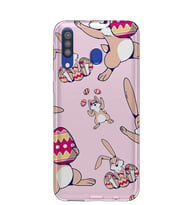 Kılıfland Samsung Galaxy A20S Kılıf A207F Silikon Resimli Kapak Rabbit Game -Stok 412