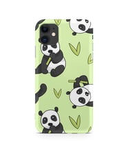 Kılıfland Apple İphone 11 Kılıf Silikon Resimli Kapak Panda İn The Forest -Stok 830