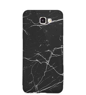 Kılıfland Samsung Galaxy J7 Prime-J7 Prime 2 Kılıf Silikon Resimli Kapak Siyah Koyu Mermer -Stok 1299