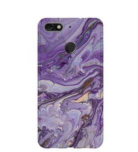 Kılıfland General Mobile GM9 Pro Kılıf Silikon Desenli Resimli Lüx Kapak Abstract Purple -Stok 1070