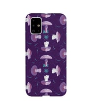 Kılıfland Samsung Galaxy A71 Kılıf A715F Silikon Resimli Kapak Mushrooms -Stok 1273