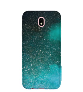 Kılıfland Samsung Galaxy J7 Pro Kılıf J730F Silikon Resimli Kapak Green Sky -Stok 1080