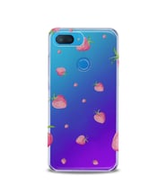 Kılıfland Xiaomi Mi 8 Lite Kılıf Silikon Resimli Kapak Strawberry's -Stok 117