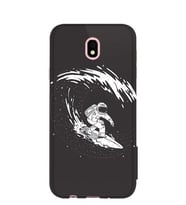 Kılıfland Samsung Galaxy J7 Pro Kılıf J730F Silikon Resimli Kapak Astronaut Surf -Stok 266