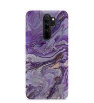 Kılıfland Xiaomi Redmi Note 8 Pro Kılıf Silikon Resimli Kapak Abstract Purple -Stok 1070