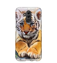 Kılıfland Huawei Mate 20 Lite Kılıf Silikon Desenli Resimli Lüx Kapak Baby Tiger -Stok 768