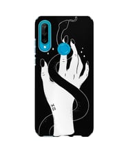 Kılıfland Huawei P30 Lite Kılıf Silikon Desenli Resimli Lüx Kapak Snake -Stok 709