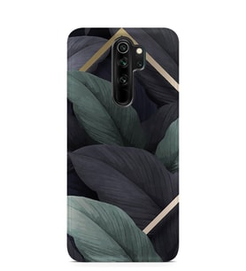 Kılıfland Xiaomi Redmi Note 8 Pro Kılıf Silikon Resimli Kapak Green Floral -Stok 1061