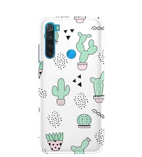 Kılıfland Xiaomi Redmi Note 8T Kılıf Silikon Resimli Kapak Cactus Pattern -Stok 901