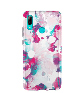 Kılıfland Huawei P Smart 2019 Kılıf Silikon Desenli Resimli Lüx Kapak Ebru -Stok 1198