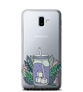 Kılıfland Samsung Galaxy J6 Plus Kılıf J610F Silikon Resimli Kapak Fresh&Cool -Stok 978