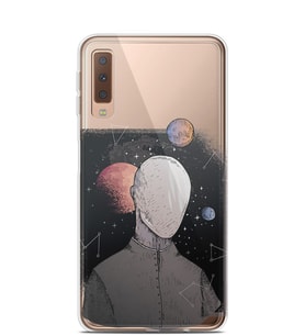 Kılıfland Samsung Galaxy A7 2018 Kılıf A750F Silikon Resimli Kapak Galaxy Future -Stok 435