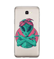 Kılıfland Samsung Galaxy J7 Prime-J7 Prime 2 Kılıf Silikon Resimli Kapak Rap Alien -Stok 234