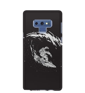 Kılıfland Samsung Galaxy Note 9 Kılıf N960F Silikon Resimli Kapak Astronaut Surf -Stok 266