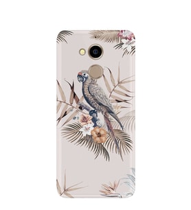 Kılıfland General Mobile GM8 Kılıf Silikon Desenli Resimli Lüx Kapak Parrot -Stok 1076