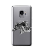 Kılıfland Samsung Galaxy S9 Kılıf G960 Silikon Resimli Kapak Black Horse -Stok 775