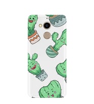 Kılıfland General Mobile GM8 Kılıf Silikon Desenli Resimli Lüx Kapak Cactus Smile -Stok 1030